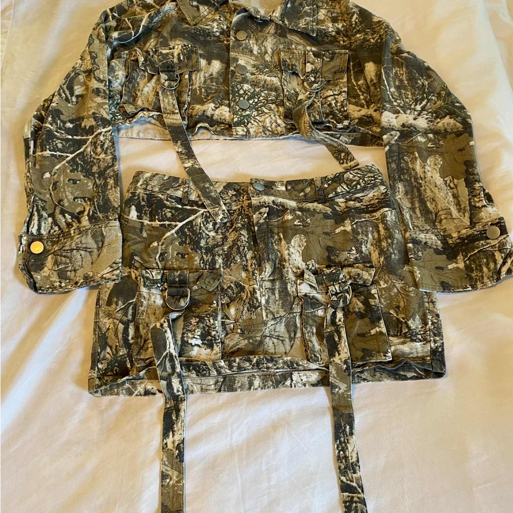 Fashion Nova Tie-Dye Denim Jacket